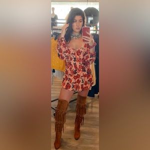 🌸VDAY PICK🌸Beach Riot floral longsleeve romper